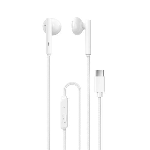 Dudao kabelgebundene Kopfhörer USB Typ C 1,2 m weiß (X3B-W) In-Ear-Kopfhörer mit Kabel