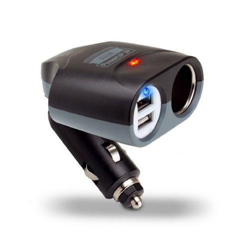 Auto PowerUP Autoladegerät Kit 2x USB 1x Zigarettenanzünder Ladegerät & Adapter