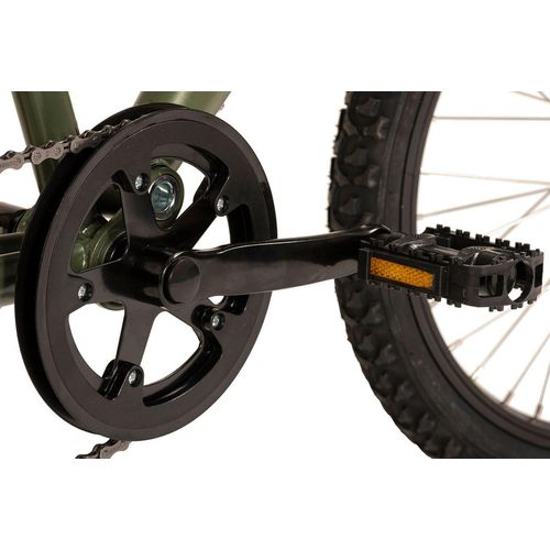 WYLD Kinder-Mountainbike Fully 20'' Zodiac grün 6 Gänge RH 31 cm
