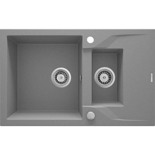 1,5-Kammer-Granitspüle mit Abtropffläche ZQN_S513 5908212043639