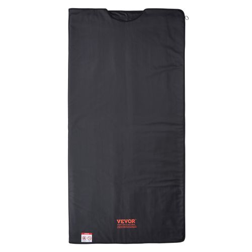 VEVOR 560W Infrarot Saunadecke Sauna Blanket 1-6 Stufen (35°C-85°C) Infrarotdecke 40-Minuten-Fettverbrennung Heizdecke 5-Schicht-Sicherheitsmaterialien Heizmatte Körper Abnehmen Fitness