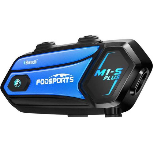 Fodsports M1-S Plus Motorrad-Sprechanlage (Schwarz)