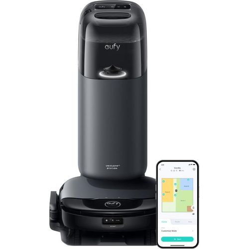 eufy S1 HydroJet Saugroboter mit Wischfunktion Black