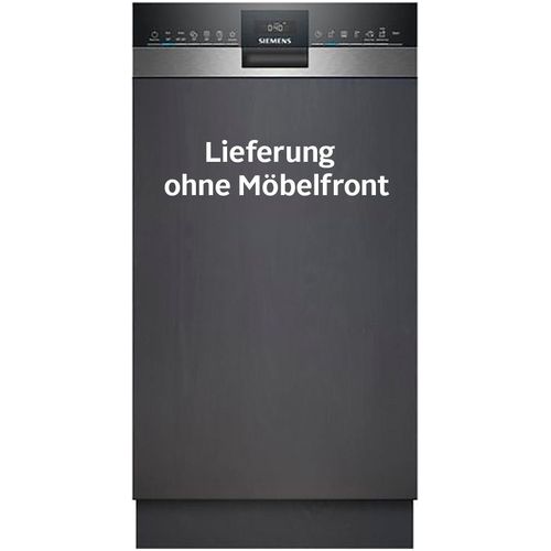 SIEMENS teilintegrierbarer Geschirrspüler "SR53ES24KE", C (A-G), silber (weiß), B:44,8cm H:81,5cm T:57,3cm, Geschirrspüler