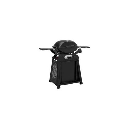 Gasgrill Q 2200N mit Premium-Rollwagen schwarz, 4,10 kW, mit Seitentischen
