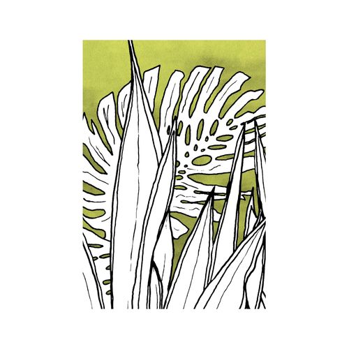 Komar Bild »Dried Leaves«, Natur, (1 St.), Wandbild zur Dekoration - ohne Rahmen