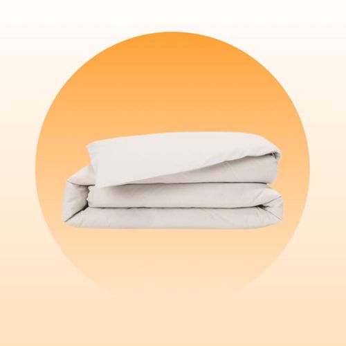 Housse de couette 100% Satin de coton 200x200 - Blanc Image