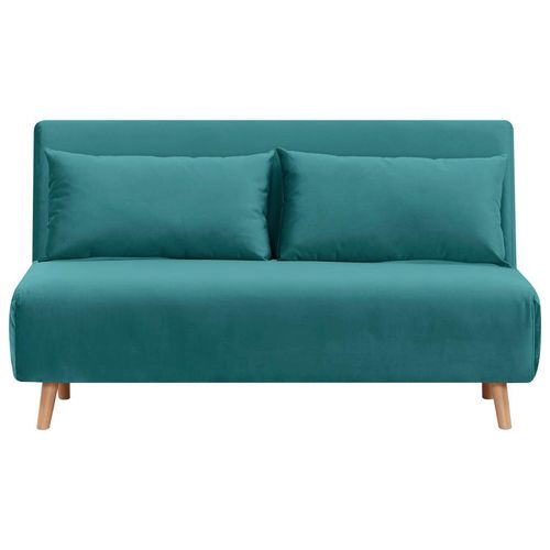 Carryhome Schlafsofa , Petrol , Textil , Kiefer , massiv , 2-Sitzer , Füllung: Schaumstoff, Polyester , 141x81x90 cm , Kinder- & Jugendzimmer,