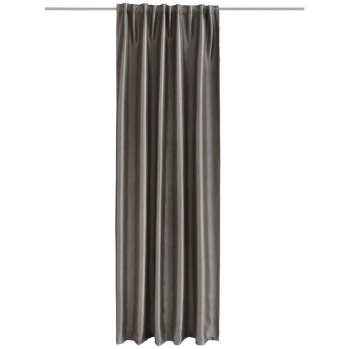 Dieter Knoll Fertigvorhang Cava , Taupe , Textil , Struktur , 140x245 cm , ISO 9001, Textiles Vertrauen - Oeko-Tex®, Bsci , für Stange und Schiene