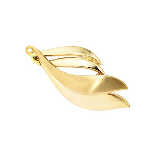 Brosche JOBO, gold (gelbgold 333), Broschen, Damen, Gelbgold 333, 333 Gold