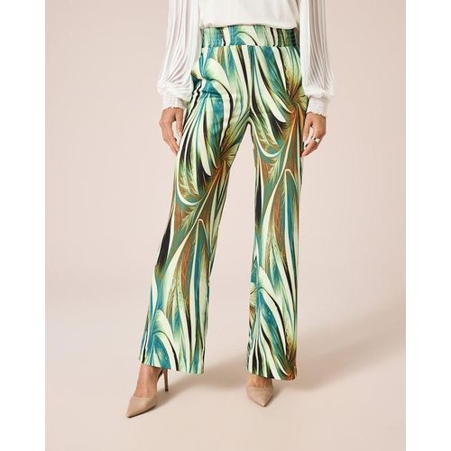 Marlenehose mit Palmendruck