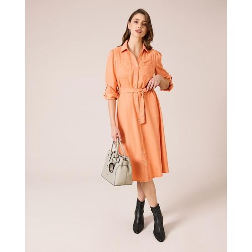 Kleid im Denim Look