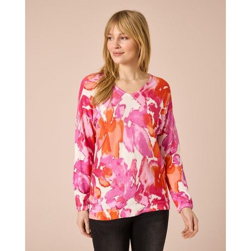 Pullover mit Batik-Print