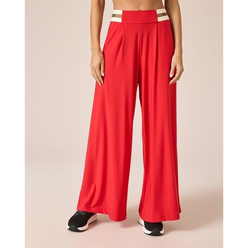 Marlenehose mit Logobund