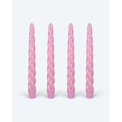 Stabkerzen Glossy, 4tlg.