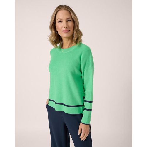 Boxy Strickpullover mit Zierknöpfen