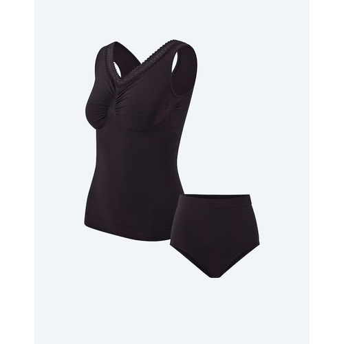 Midi Control Set aus Top + Bauchkontrollslip