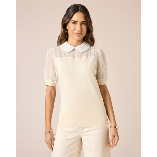 Pullover mit Mesh