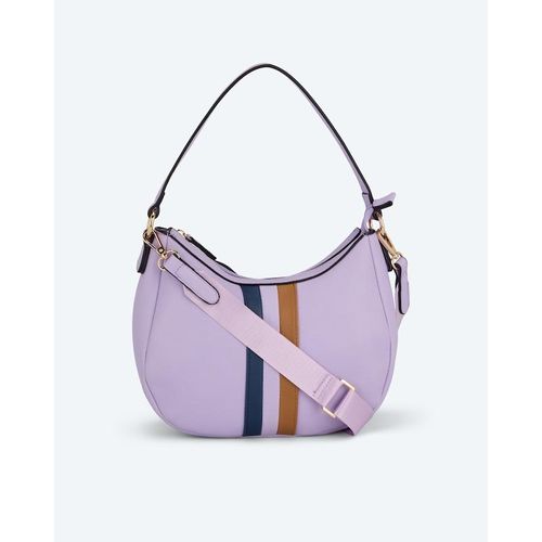 Beuteltasche mit Kontraststreifen