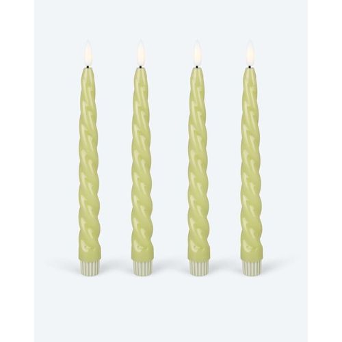 Stabkerzen Glossy, 4tlg.