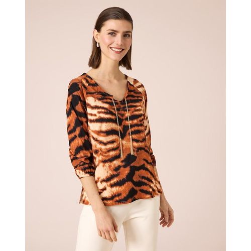 Bluse mit Tigerstreifen