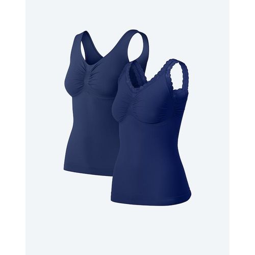 Leichttops (uni & Spitzenbesatz) Image