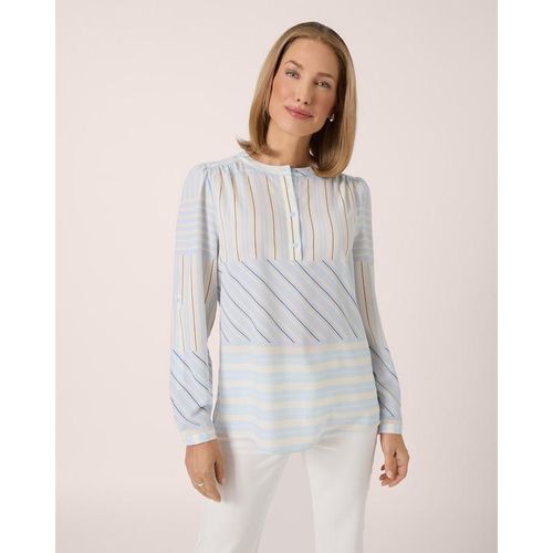 Bluse mit Streifendesign