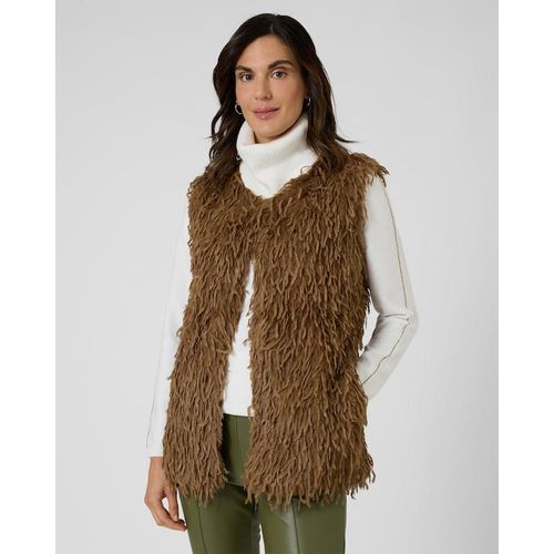 Weste mit Fake-Federn