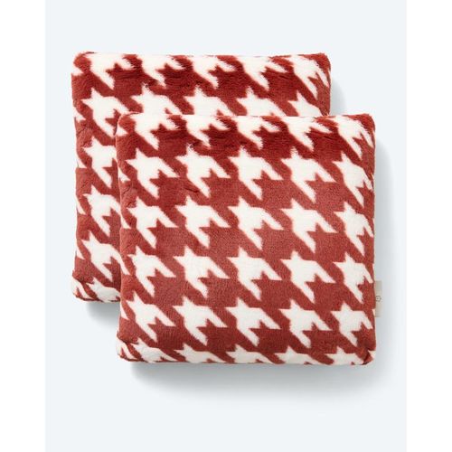 Kissen in Kaninchenfell-Optik, 2tlg.