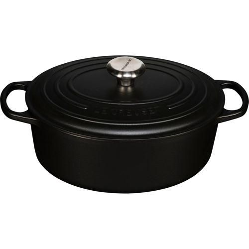 Le Creuset Signature Bräter oval 29 cm schwarz