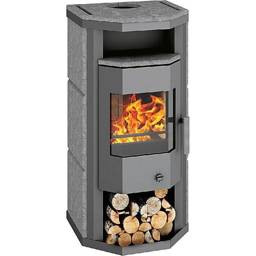 Kaminofen Wamsler Thyra gussgrau Naturstein 6kW Typ 10849
