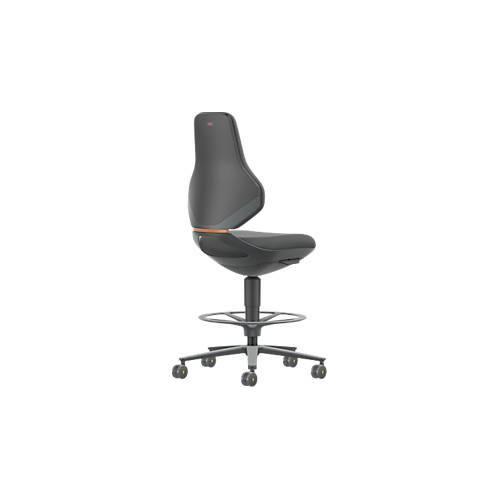 TEXON Arbeits- und Labordrehstuhl mit Supertec-Polsterung, ergonomisch, Sitzhöhe 570–810 mm