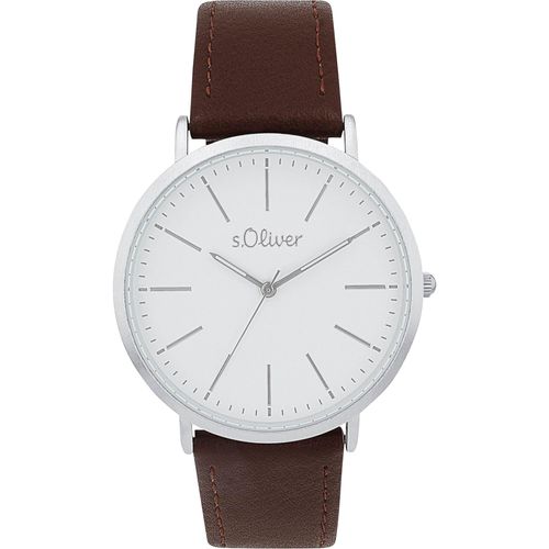 Quarzuhr S.OLIVER, dunkelbraun, Armbanduhren, Damen, Armbanduhr, Damenuhr, Herrenuhr, analog
