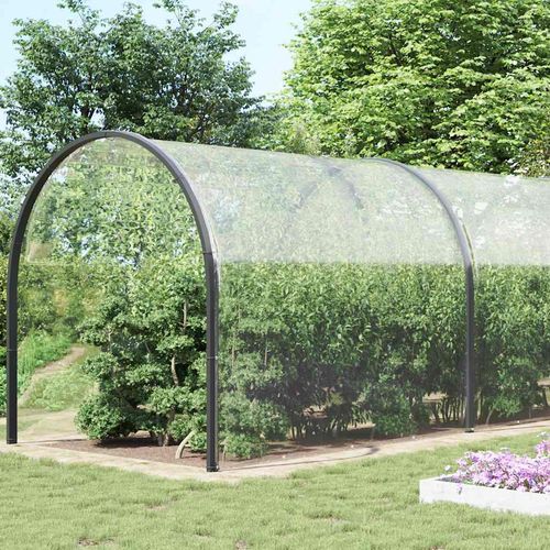 vidaXL Transparente Plane mit Ösen 6x12 m PVC