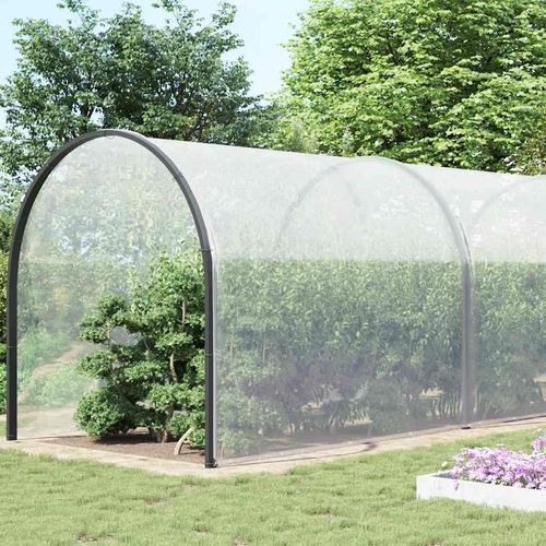 vidaXL Transparente Plane mit Ösen 8x12 m Polyethylen