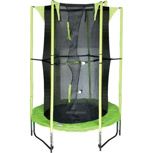 Kindertrampolin mit Sicherheitsnetz Aktive 122 x 184 x 122 cm