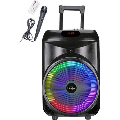 Trolley-Lautsprecher – INOVALLEY – KA122 – 700 W – Bluetooth – beleuchtet