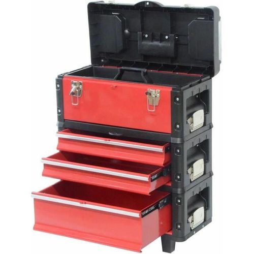 DEFPRO Werkzeugwagen 3 stapelbare Module