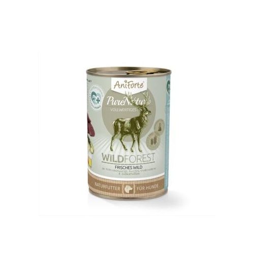 AniForte Nassfutter WildForest Wild mit Zucchini 6x400 g