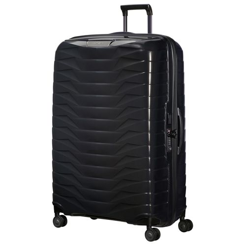 Hartschalen-Trolley SAMSONITE "PROXIS 86", Gr. B/H/T: 61cm x 86cm x 33cm 147 l, schwarz, Polypropylenmix, modisch, Koffer, Reisekoffer Koffer-groß Hartschalenkoffer TSA-Schloss Reisegepäck