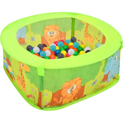 Prolenta Premium - Bällebad mit 300 Bällen 75x75x32 cm