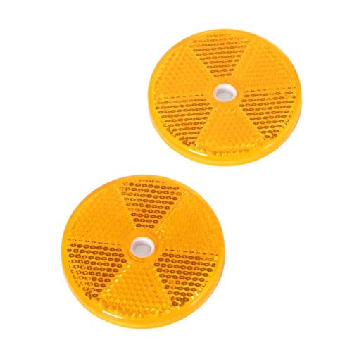 Rund-Reflektor, orange, 2 Stück