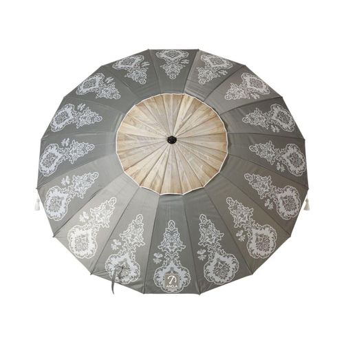 Sonnenschirm Grau Ø 220 cm SPF50+ Boho