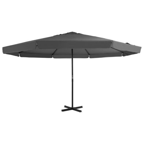 Sonnenschirm Aluminium | Farbe: Anthrazit | Größe: 500 cm