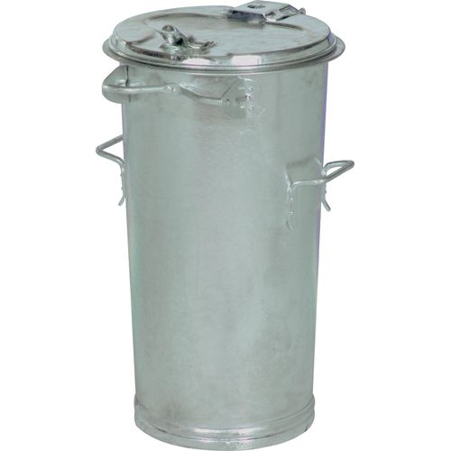 Mülleimer 50l Stahlbl.TZN o.Bügel