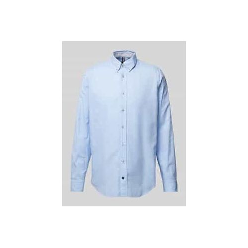 Modern Fit Freizeithemd mit Button-Down-Kragen