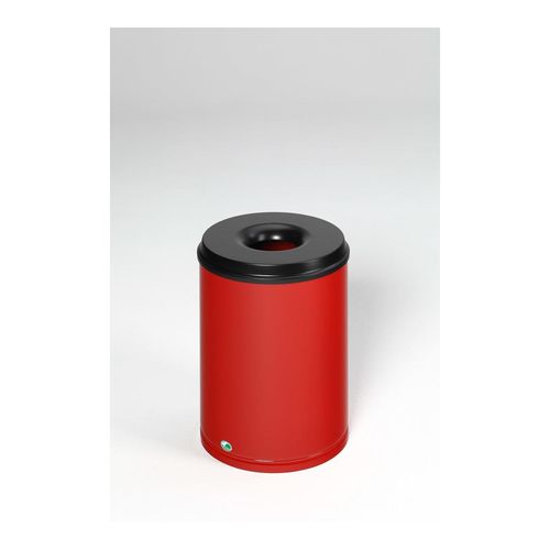 VAR Papierkorb feuersicher Löschkopf rot 50 l (3160)