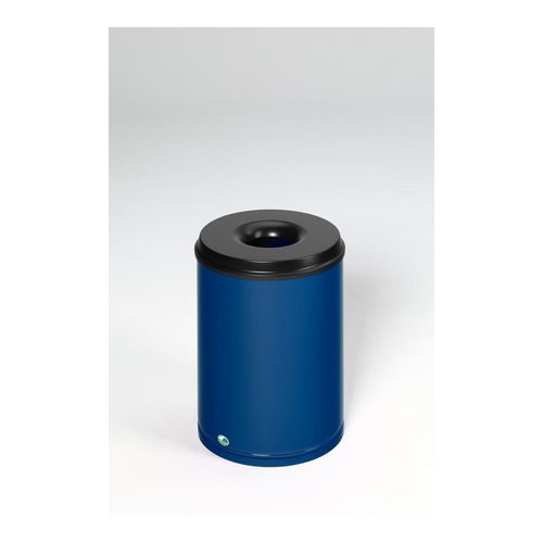 VAR Papierkorb feuersicher Löschkopf enzianblau 50 l (3161)