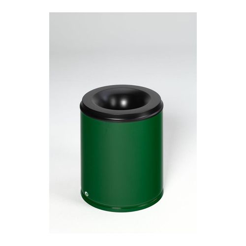 VAR Papierkorb feuersicher Löschkopf grün 80 l (3176)