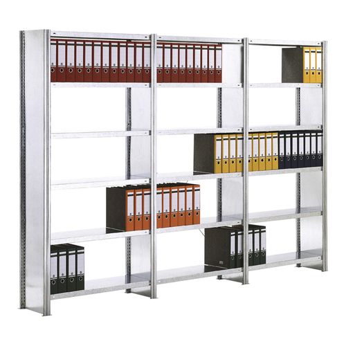 Regalwerk BERT Büroregal Anbaufeld HxBxT 2000x1005x300mm Vollblech Seitenwand (B3-55511-30)